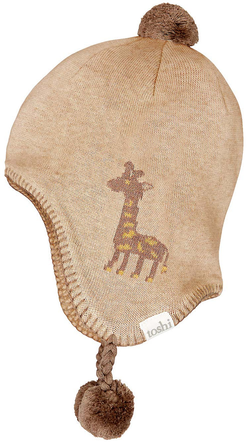 TOSHI ORGANIC EARMUFF STORYTIME MR GIRAFFE