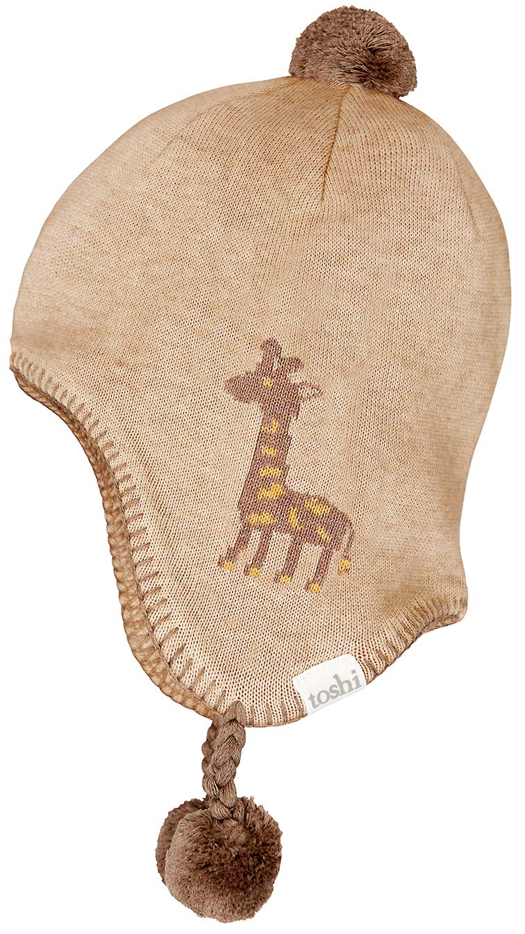 TOSHI ORGANIC EARMUFF STORYTIME MR GIRAFFE