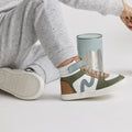 PRETTY BRAVE HI TOP KHAKI MIX