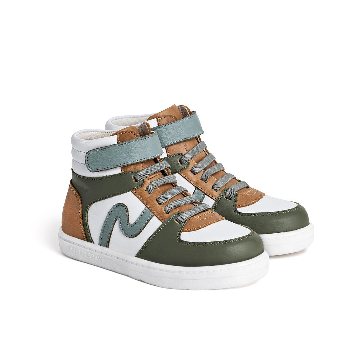 PRETTY BRAVE HI TOP KHAKI