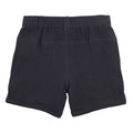 FOX AND FINCH CHARCOAL CRINKLE SHORTS