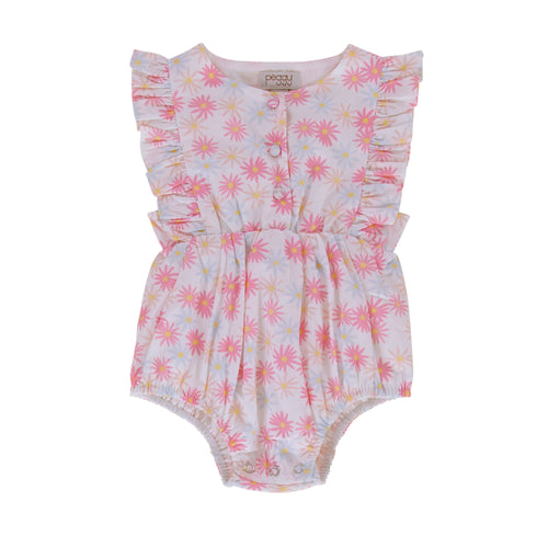 PEGGY AUGUST PLAYSUIT  BETSY PETERSON DAISY PRINT
