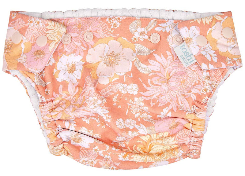 TOSHI SWIM NAPPY TEA ROSE