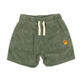 ROCK YOUR BABY GREEN WASHED CORD SHORTS