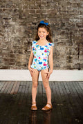 ROCK YOUR BABY POOL PARTY ONE-PIECE SWIM WITH FULL LINING