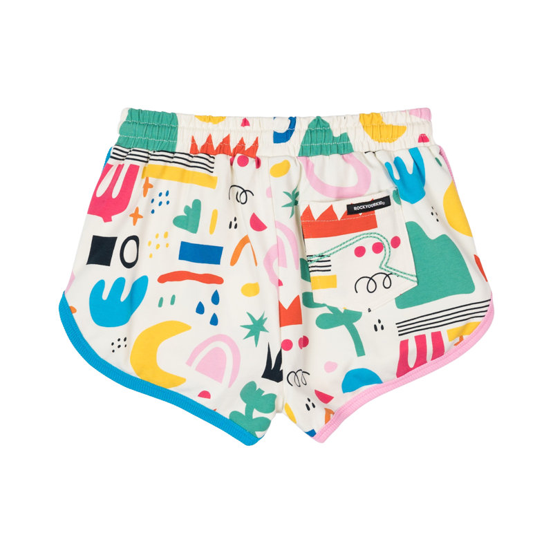 ROCK YOUR BABY ABSTRACT FARRAH SHORT