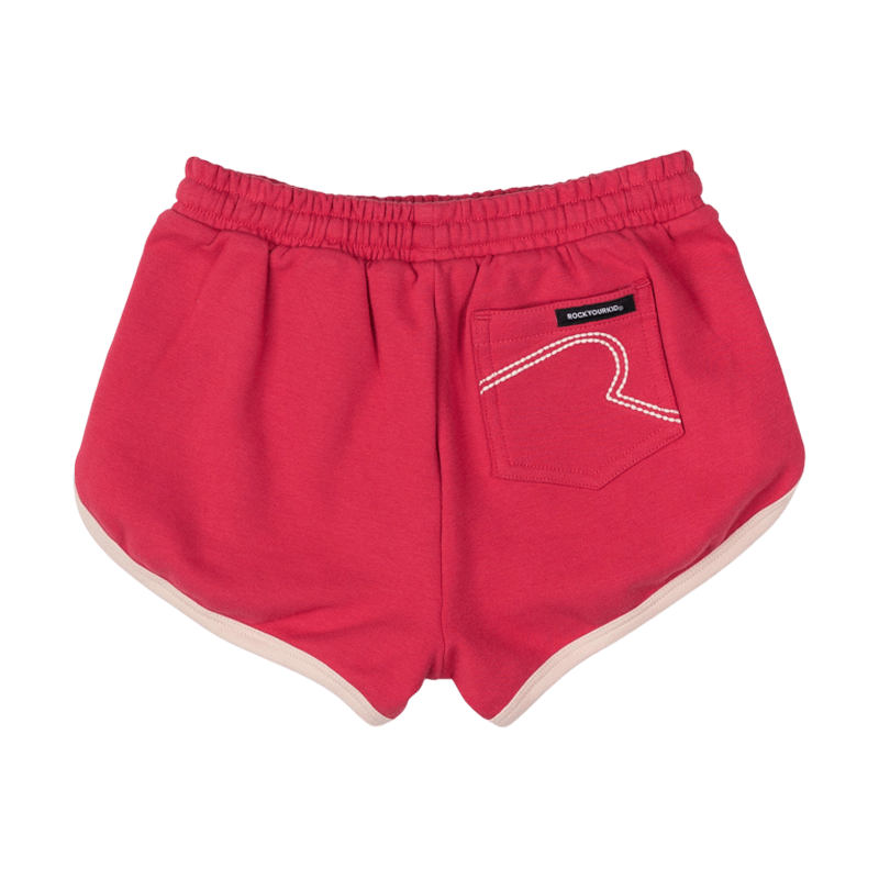 ROCK YOUR BABY RED FARRAH SHORTS