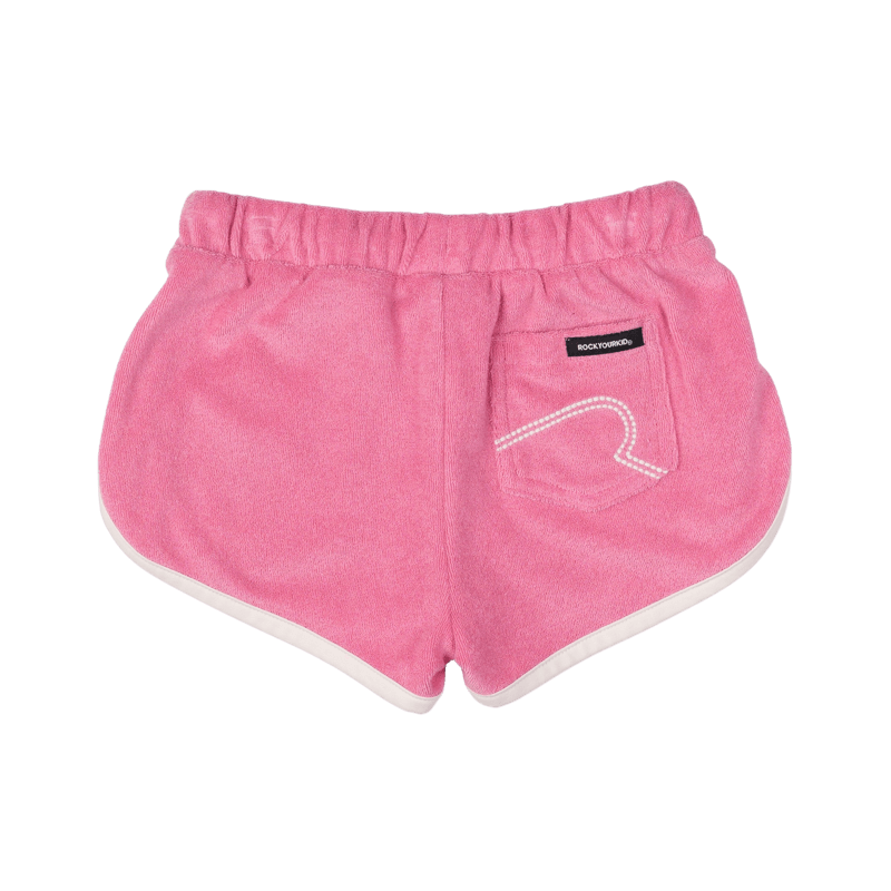 ROCK YOUR BABY PINK FARRAH SHORTS