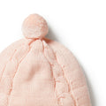 WILSON & FRENCHY MINI CABLE BONNET BLUSH