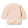 WILSON & FRENCHY KNITTED MINI CABLE JUMPER BLUSH