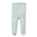 WILSON & FRENCHY KNIT FOOTED LEGGING -MINT FLECK