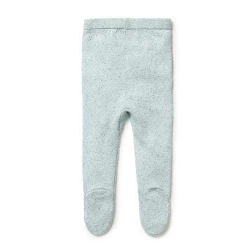 WILSON & FRENCHY KNIT FOOTED LEGGING -MINT FLECK