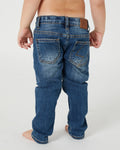 ALPHABET SOUP RELAXED JEAN MID BLUE