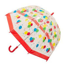 KIDS PRINT BIRDCAGE UMBRELLA BALLOONS