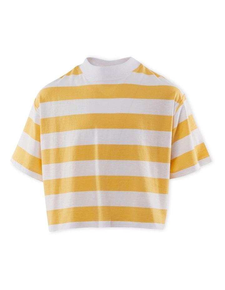 EVE GIRL ROSIE STRIPE TEE YELLOW