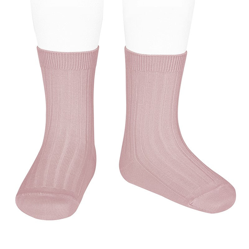 CONDOR RIB SHORT SOCK (526 ROSA PALO)