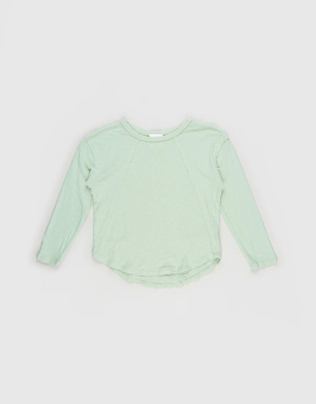 EVE GIRL MACKENZIE LS TEE SAGE