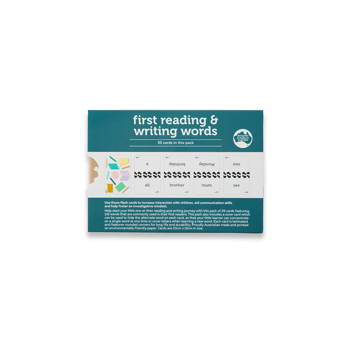 Words For First Reader FIRST READING AND WRITING WORDS FLASH CARDS