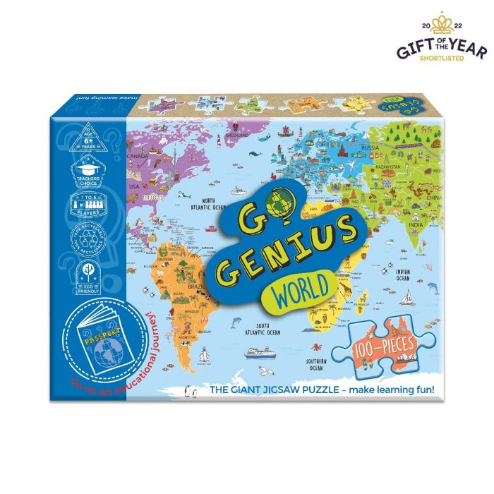 GO GENIUS WORLD- THE GIANT JIGSAW PUZZLE