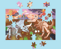 75 PC LENTICULAR PUZZLE DINOSAUR