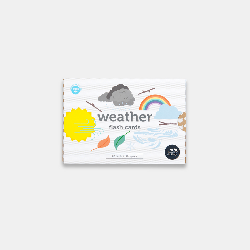 WEATHER FLASH CARDS