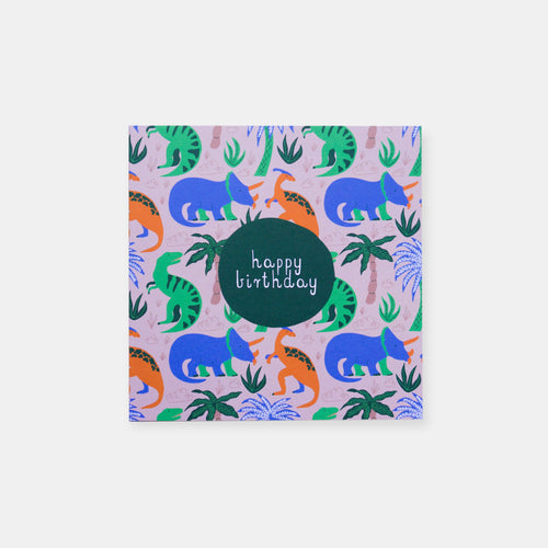 CARD BIRTHDAY - DINO PARK