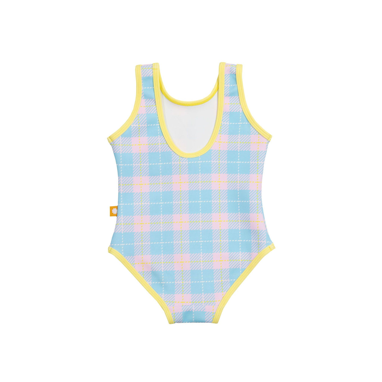 GOLDIE AND ACE POOLSIDE CHECK SCOOP BACK BATHERS