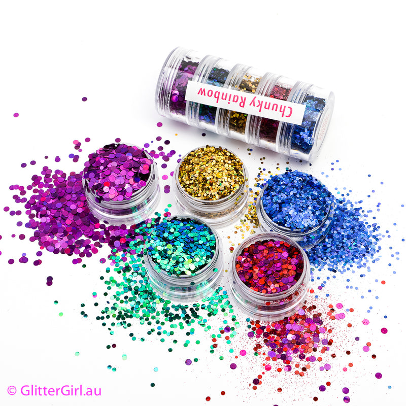 CHUNKY RAINBOW COLLECTION GLITTER