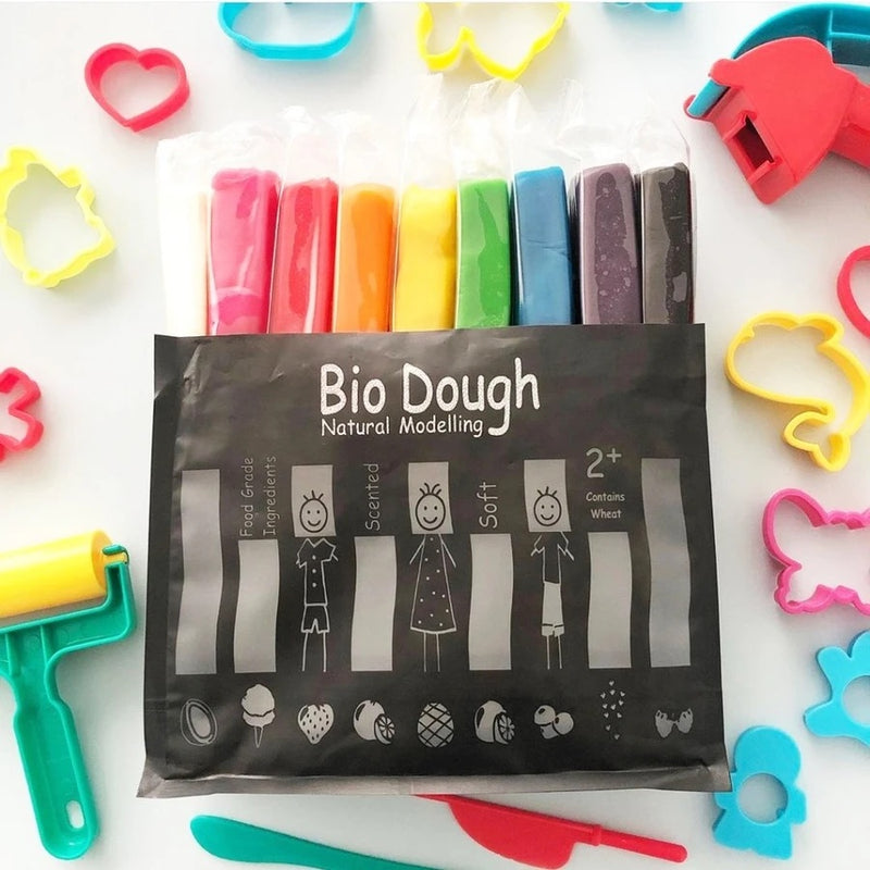 BIODOUGH RAINBOW IN A BAG (9 COLOUR)