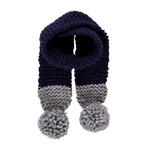 ACORN TRAVELLER CHUNKY SCARF NAVY