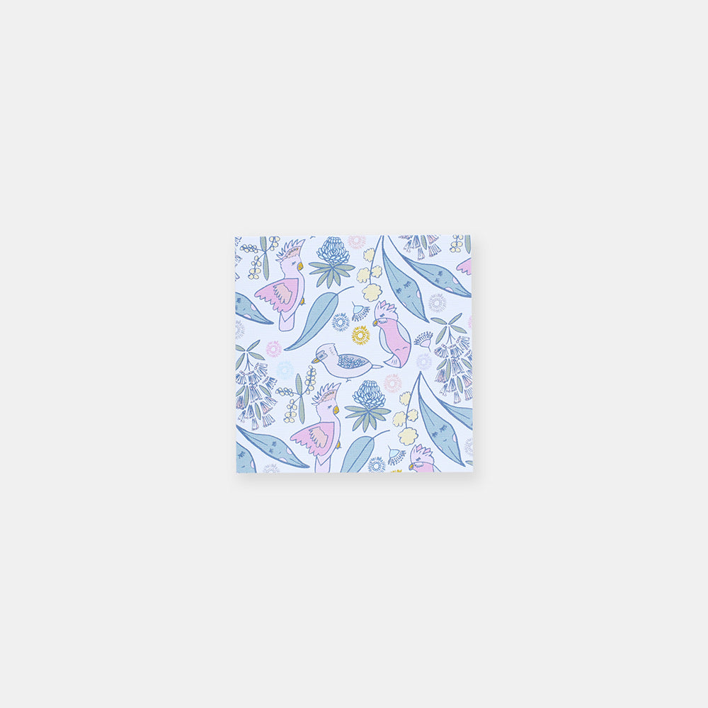 CARD SMALL - AUSTRALIAN FLORAL AND BIRDS