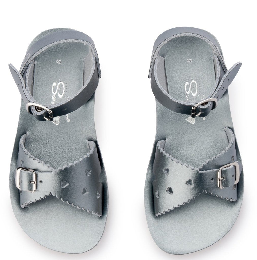 SALTWATER SWEETHEART SANDAL PEWTER
