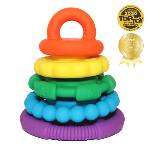 RAINBOW STACKER AND TEETHER TOY
