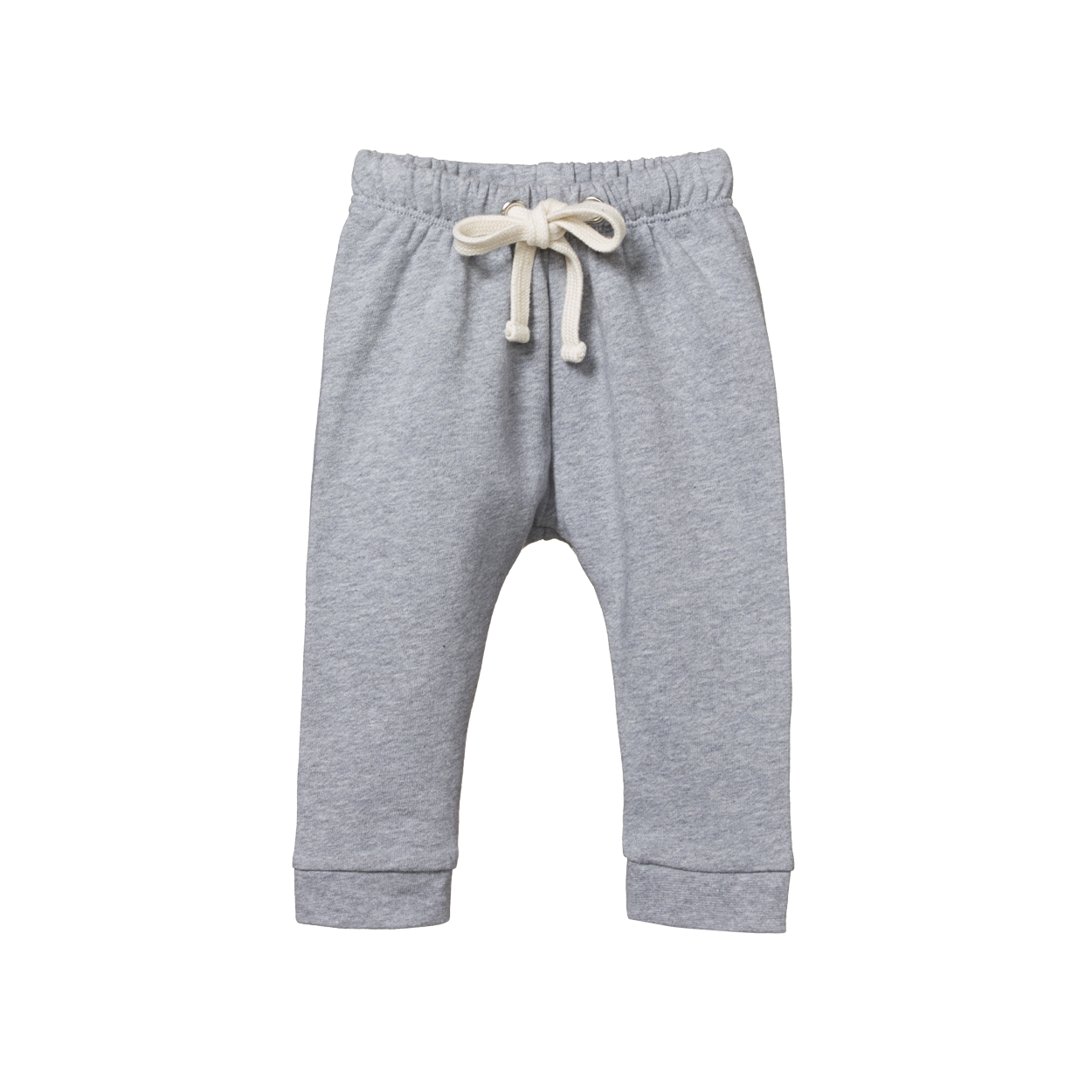 NATURE BABY DRAWSTRING PANT GREY MARLE