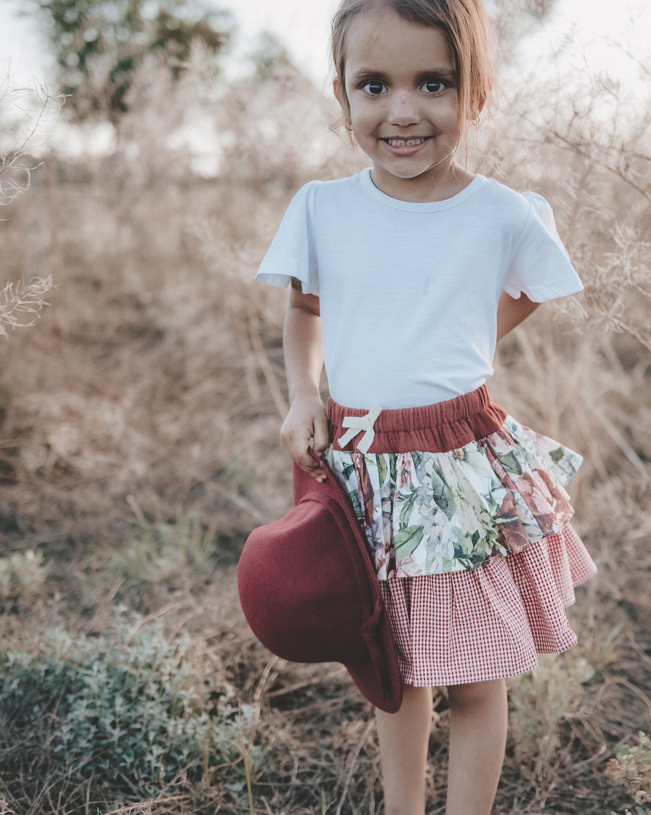 LOVE HENRY FRILLY SKIRT DECEMBER DREAMING