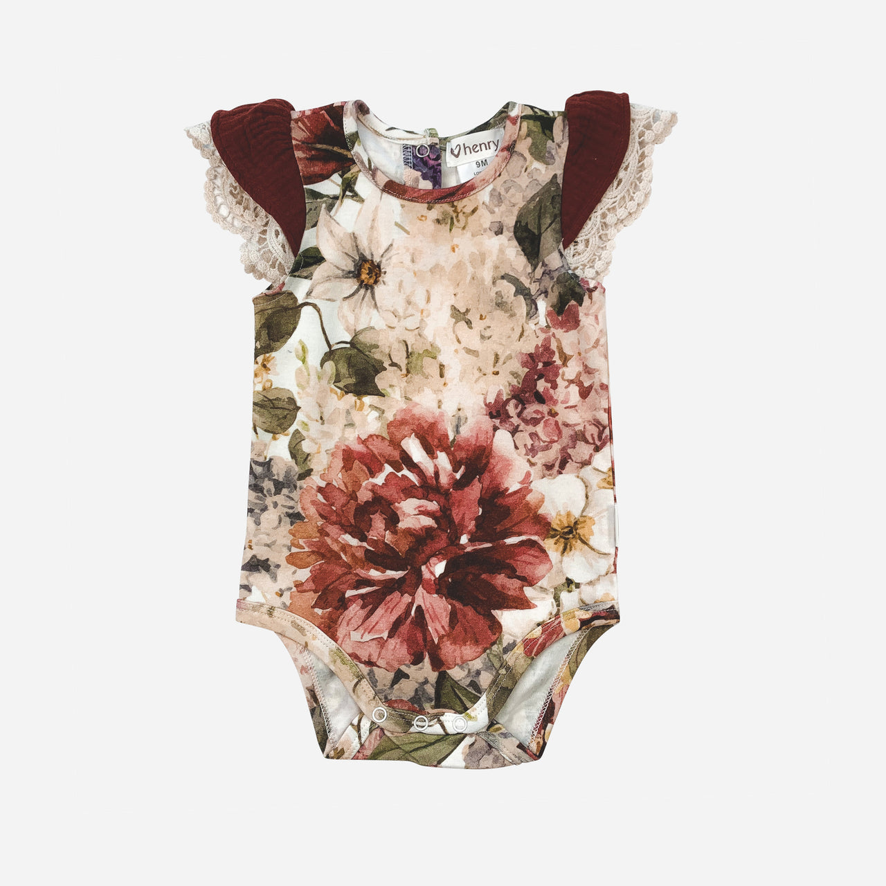 LOVE HENRY ROMPER SUNBURNT FLORAL