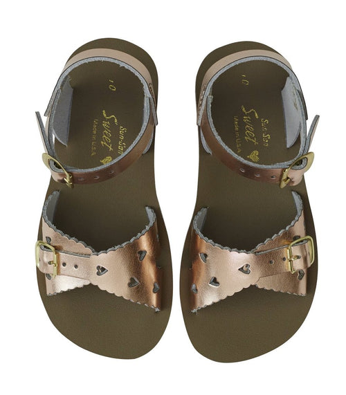 SALTWATER SWEETHEART SANDAL ROSE GOLD