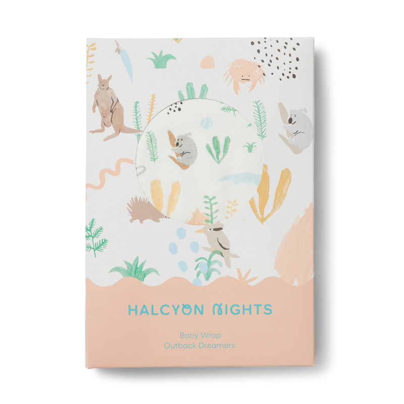 HALCYON NIGHTS OUTBACK DREAMERS BABY WRAP