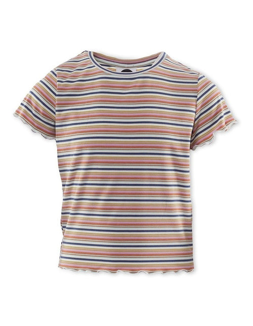 EVE GIRL GEORGIE RIB TEE STRIPE