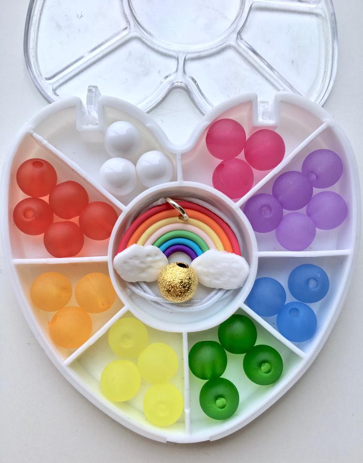 BOBBLE IT YOURSELF MINI HEART - RAINBOW