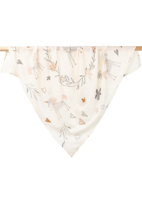 INDUS COTTON BABY SWADDLE UNICORN