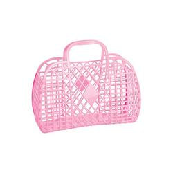 SUN JELLIES RETRO BASKET BUBBLEGUM SMALL PINK