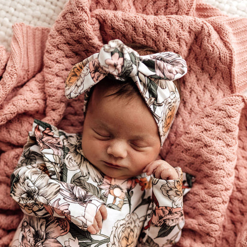 BABY TOPKNOT HEADBAND AUSTRALIANA