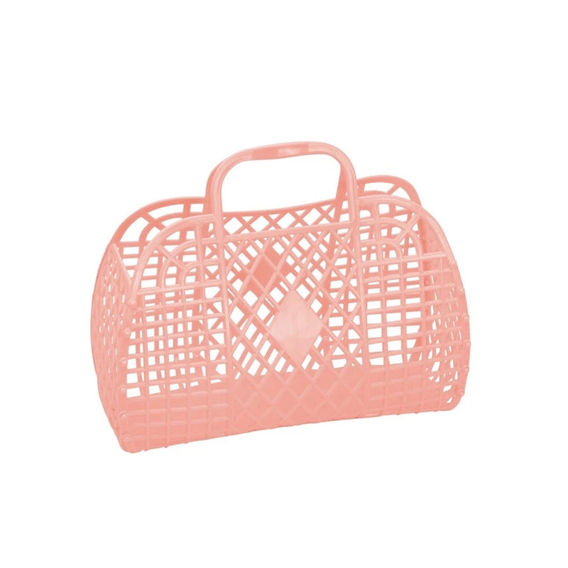 SUN JELLIES RETRO BASKET PEACH