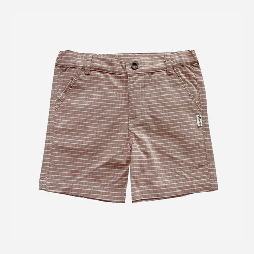 LOVE HENRY DRESS SHORTS RED CHECK