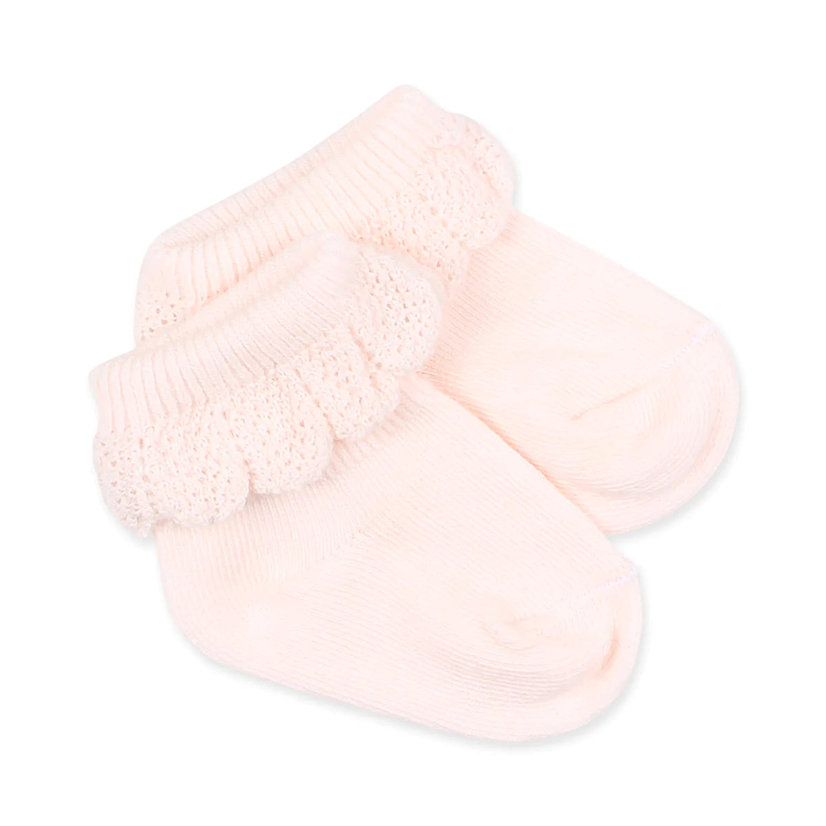 DROP NEEDLE SOCKS PALE PINK
